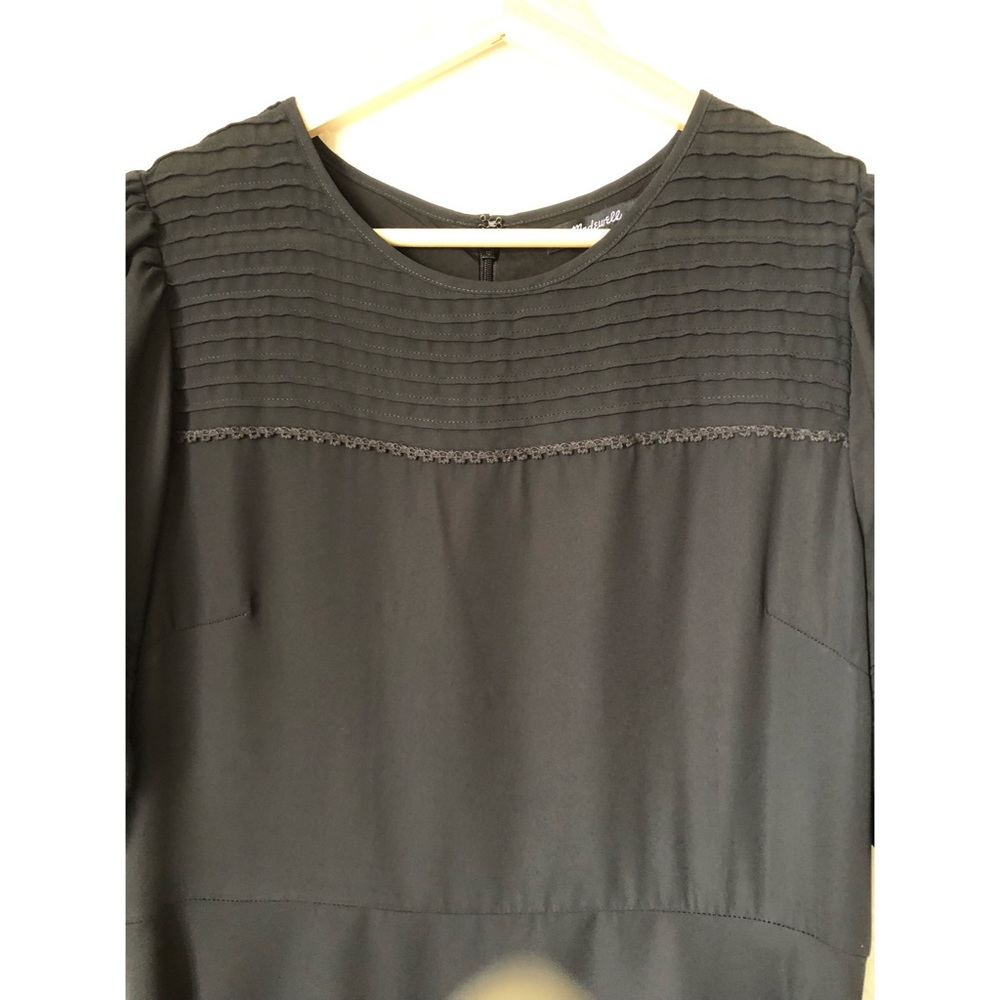 Madewell Pintuck Puff-Sleeve Mini Dress - Picture 6 of 13